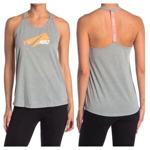 Nike Dri-FIT Elastika Graphic Training Tank Top T-Strap T-Back XS